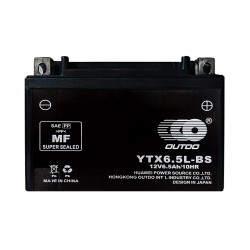 Мото аккумулятор Outdo YTX6.5L-BS 6.5 Ah
