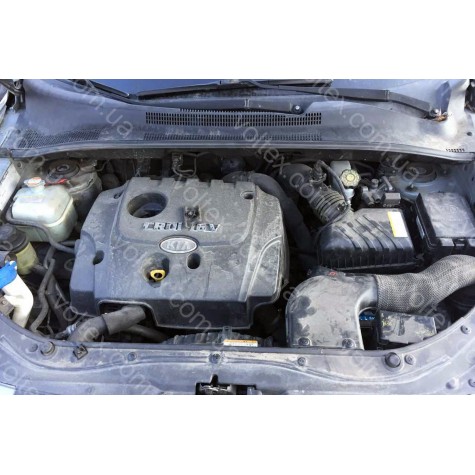 Установка автомобильного аккумулятора Kia Sportage (Киа Спортэдж) 2.0 дизель.