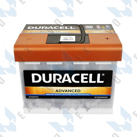 Аккумулятор Duracell Advanced 63Ah R+ 620A