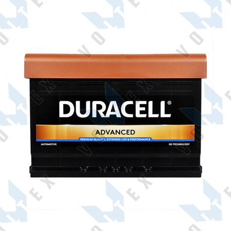 Аккумулятор Duracell Advanced 74Ah R+ 680A