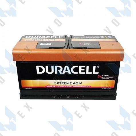 Аккумулятор Duracell Extreme Start Stop AGM 92Ah R+ 850A