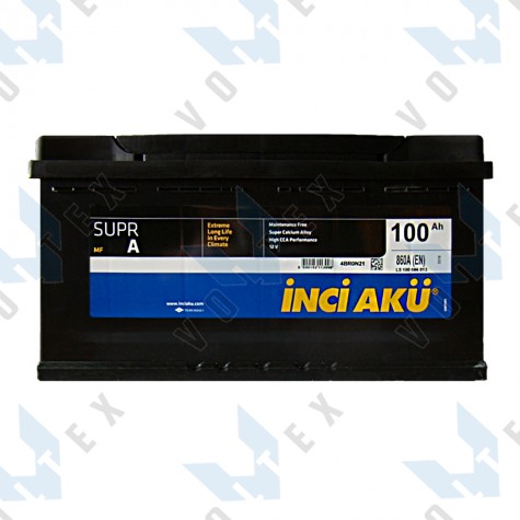 Аккумулятор Inci Aku Supra 100Ah R+ 860A
