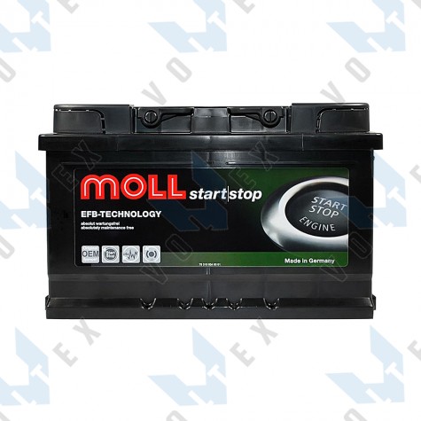 Аккумулятор Moll EFB Start Stop 65Ah R+ 680A