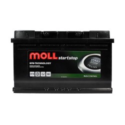 Аккумулятор Moll EFB Start Stop 80Ah R+ 800A