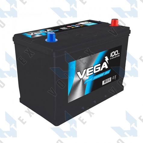 Аккумулятор Vega Black Asia 100Ah JR+ 850A