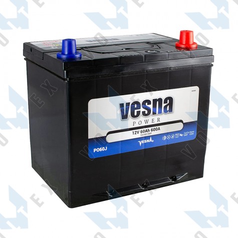 Аккумулятор Vesna Power Asia 60Ah JR+ 600A