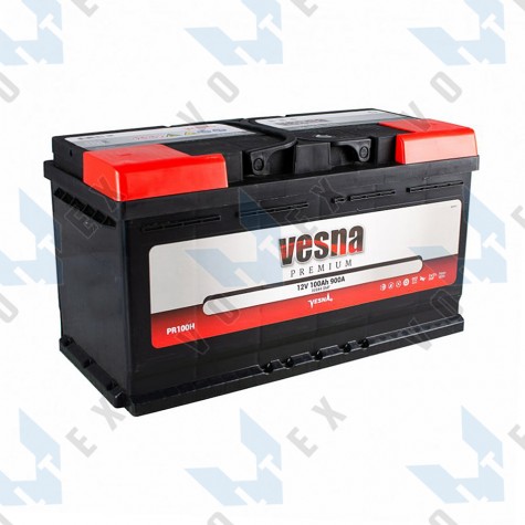Аккумулятор Vesna Premium 100Ah R+ 900A