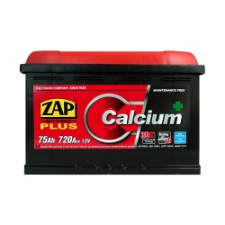 Аккумулятор Zap Plus Calcium 75Ah R+ 720A