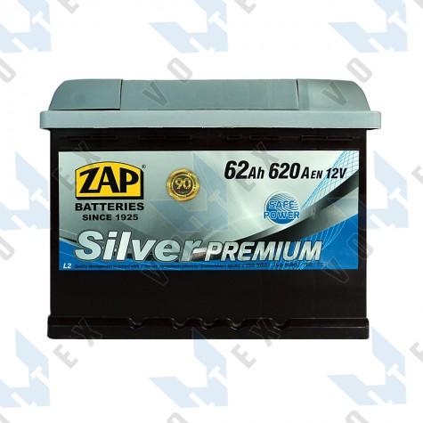 Аккумулятор Zap Silver Premium 60Ah R+ 600A