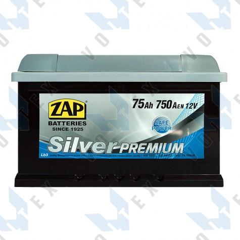 Аккумулятор Zap Silver Premium 75Ah R+ 740A