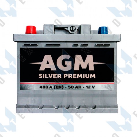 Аккумулятор AGM Silver Premium 50Ah L+ 480A