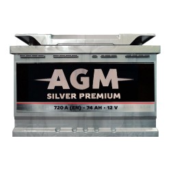 Аккумулятор AGM Silver Premium 74Ah R+ 720A