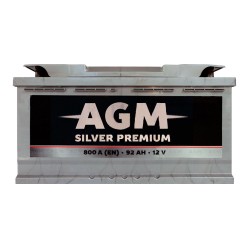 Аккумулятор AGM Silver Premium 92Ah R+ 800A