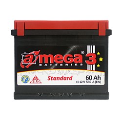 Аккумулятор A-Mega Standard 60Ah R+ 540A