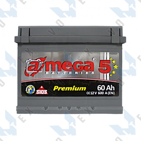 Аккумулятор A-Mega Premium 60Ah L+ 600A