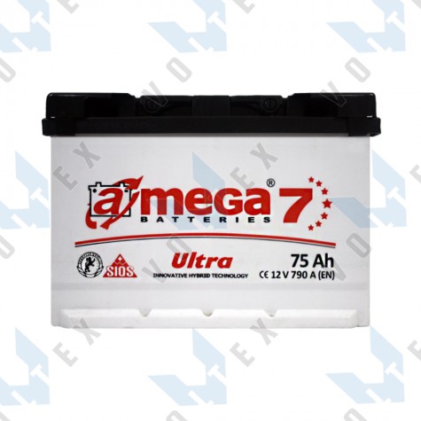 Аккумулятор A-Mega Ultra 75Ah R+ 790A