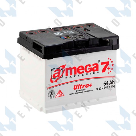 Аккумулятор A-Mega Ultra+ 64Ah L+ 640A