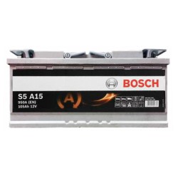 Аккумулятор Bosch S5 AGM 105Ah R+ 950A