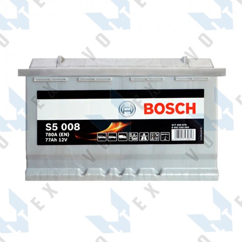 Аккумулятор Bosch S5 77Ah R+ 780A
