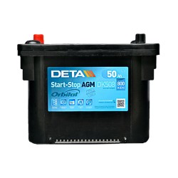 Аккумулятор Deta AGM Start-Stop 50Ah L+ 800A