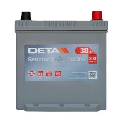 Аккумулятор Deta Senator 3 Carbon Boost Asia 38Ah JR+ 300A