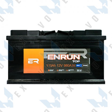 Аккумулятор Enrun Top 110Ah R+ 980A