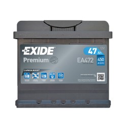 Аккумулятор Exide Premium 47Ah R+ 450A