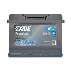 Аккумулятор Exide Premium 61Ah R+ 600A