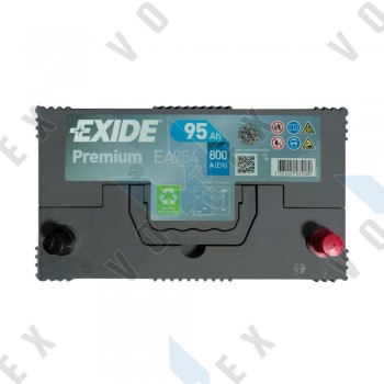 Аккумулятор Exide Premium Asia 95Ah JR+ 800A