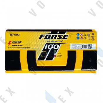 Аккумулятор Forse Original 100Ah R+ 850A