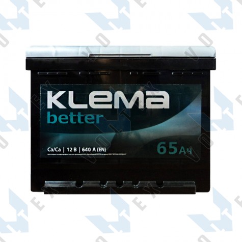 Аккумулятор Klema better 65Ah L+ 640A
