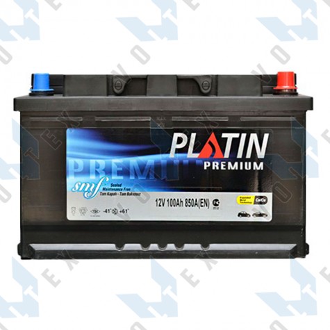 Аккумулятор Platin Premium SMF 100Ah R+ 850A