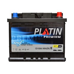 Аккумулятор Platin Premium SMF 60Ah R+ 540A
