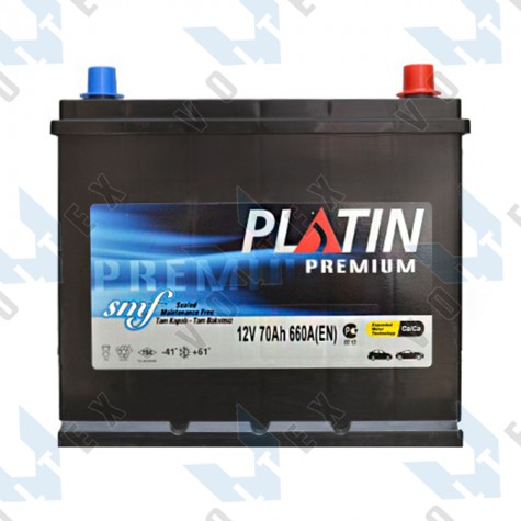 Аккумулятор Platin Premium Asia SMF 70Ah JR+ 660A