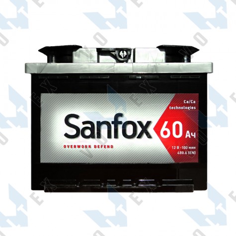 Аккумулятор Sanfox 60Ah L+ 480A