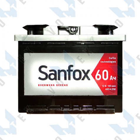 Аккумулятор Sanfox 60Ah R+ 480A