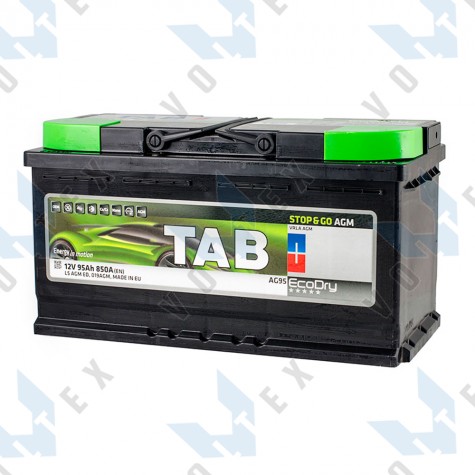 Аккумулятор Tab EcoDry AGM Start-Stop 95Ah R+ 850A
