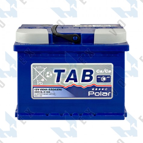 Аккумулятор Tab Polar Blue 66Ah L+ 620A