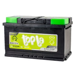 Аккумулятор Topla Start-Stop AGM 80Ah R+ 800A