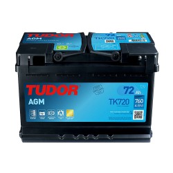 Аккумулятор Tudor Start-Stop AGM 72Ah R+ 760A