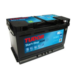 Аккумулятор Tudor Start-Stop AGM 80Ah R+ 800A