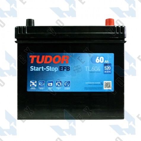Аккумулятор Tudor Start-Stop Asia 60Ah JR+ 520A