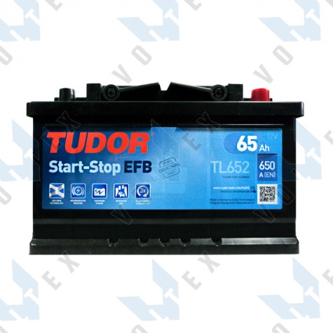 Аккумулятор Tudor Start-Stop EFB 65Ah R+ 650A