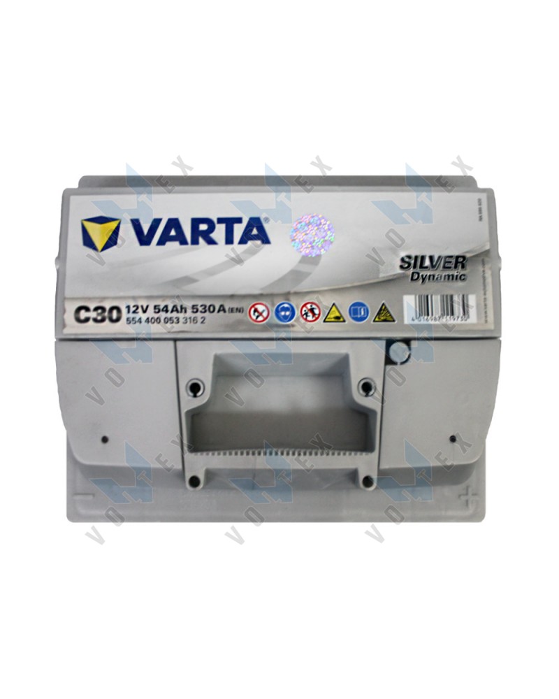 Varta Silver Dynamic C30 54Ah 530A L1 с доставкой и установкой