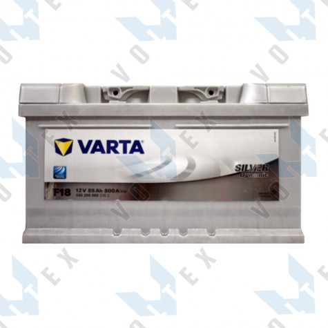 Аккумулятор Varta Silver Dynamic 85Ah R+ 800A (низкобазовый)