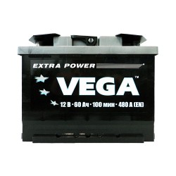 Аккумулятор Vega 60Ah R+ 480A