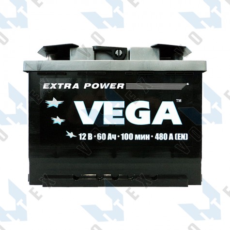 Аккумулятор Vega 60Ah R+ 480A