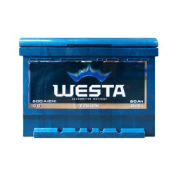 Аккумулятор Westa Premium 60Ah L+ 600A (низкобазовый)