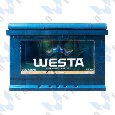 Аккумулятор Westa Premium 74Ah R+ 720A