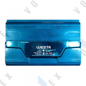 Аккумулятор Westa Premium 74Ah R+ 720A